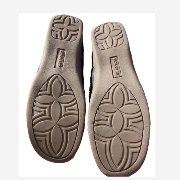 Dockers Leather Mary Jane Women's Flat Shoe Size 8M Brown Buckle Deco Stitching - Picture 5 of 5